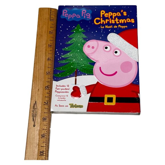 Peppa Pig Peppa's Christmas 12 Episodes English & French DVD New Sealed - Picture 2 of 4